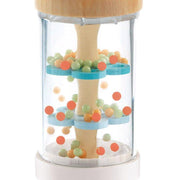 This nice wood and plastic rainstick has been designed by Djeco to help baby discover the world. It can either be flipped or shaken, to create different sounds.