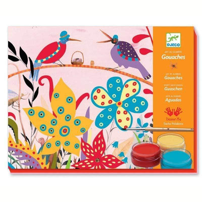 A fun and creative gouache paint set for children, perfect gift idea for young artists
