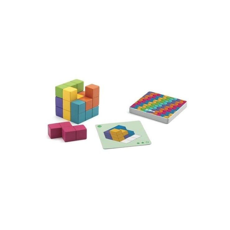 DJECO - puzzle - cubissimmo - educational activity fun and playful
