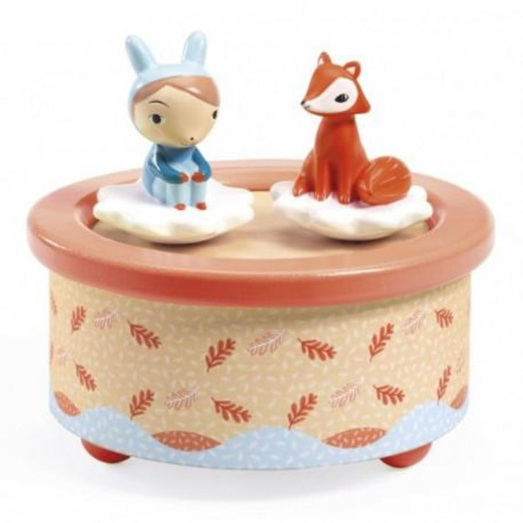 DJECO - Music box - fox melody - birth gift - decoration for baby's room