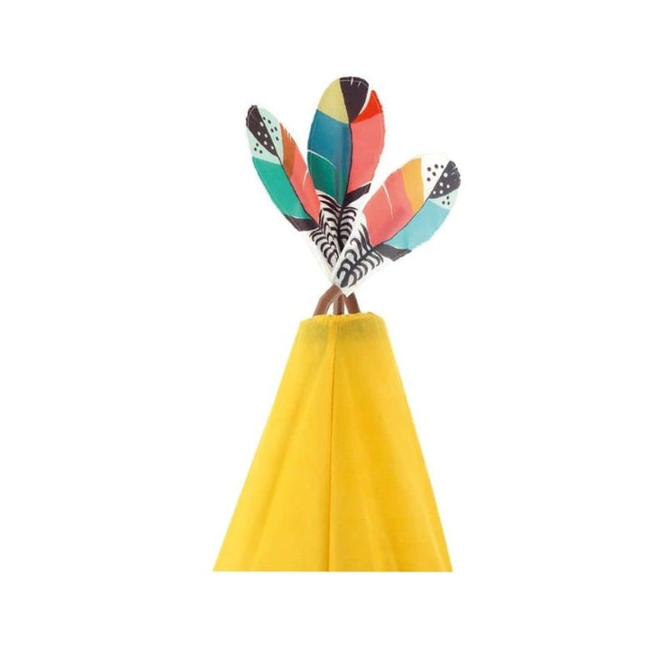 Djeco - multicolored teepee for kids - fun and original decoration for kids 