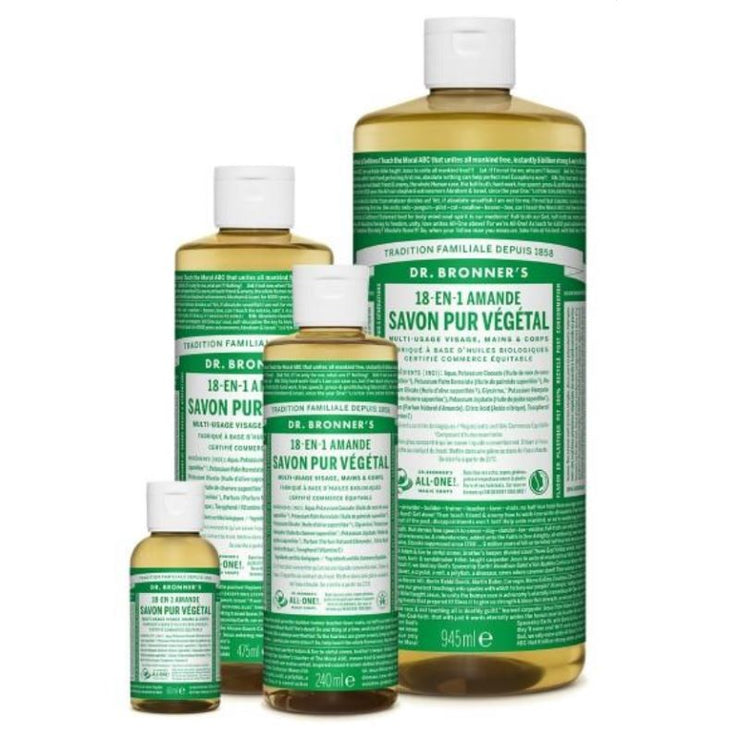 Dr. Bronner's - liquid soap 18 in 1 - almond