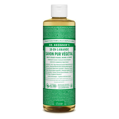 Dr. Bronner's - liquid soap 18 in 1 - almond