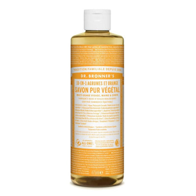 Dr. Bronner's - large size liquid soap 18 in 1 - citrus smell - full of vitamins - respect the body and the environment