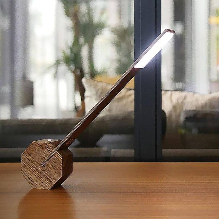 Original and design decoration - Octagon Lamp - Walnut