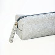 Pencil case for children grey glitter