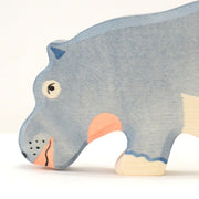 Handmade Wooden Hippopotamus