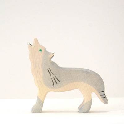 Handmade Wooden Wolf