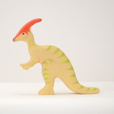 Handmade Wooden Parasaurolophus