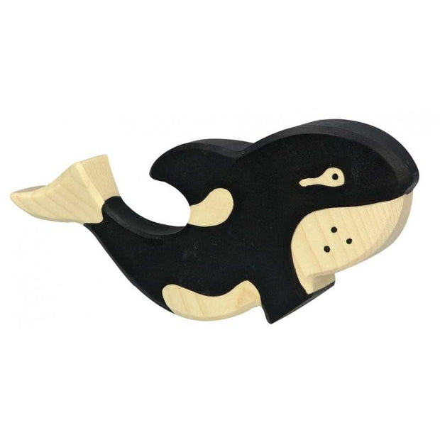 Handmade Wooden Killer Whale