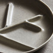 HOUSE DOCTOR - small branch plate - light grey