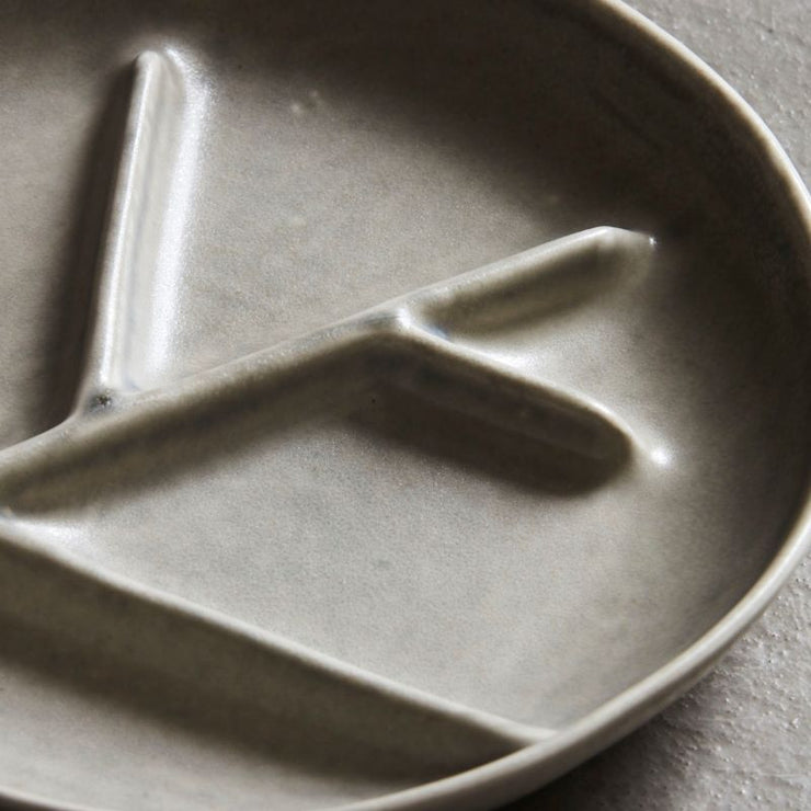 HOUSE DOCTOR - small branch plate - light grey