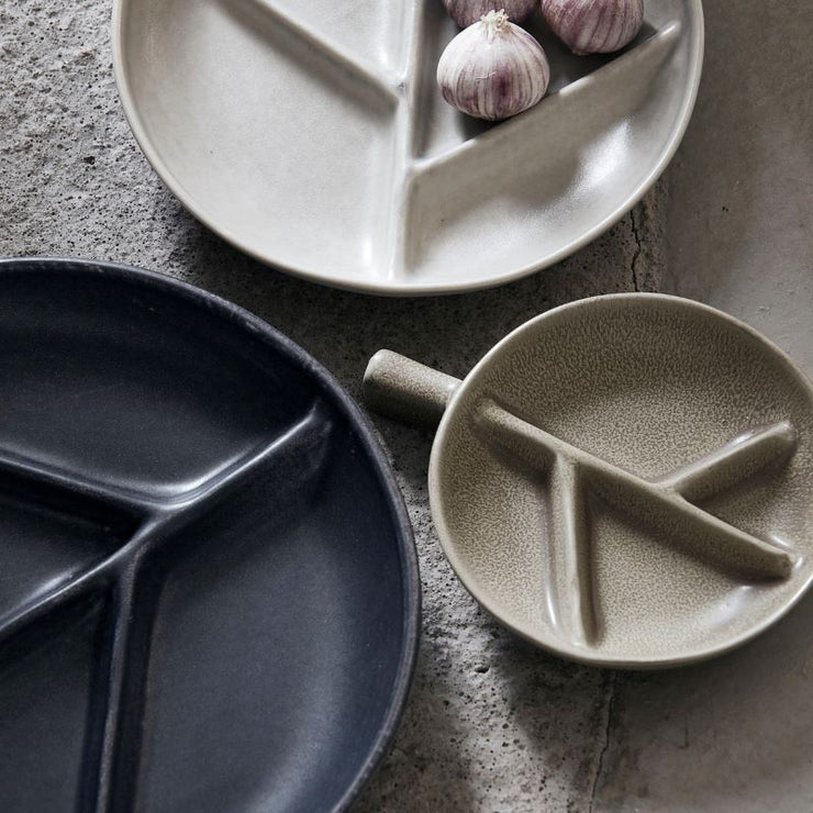 HOUSE DOCTOR - small branch plate - light grey