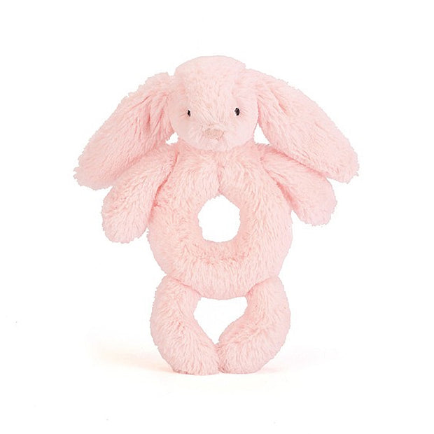 Pink rabbit rattle - Jellycat
