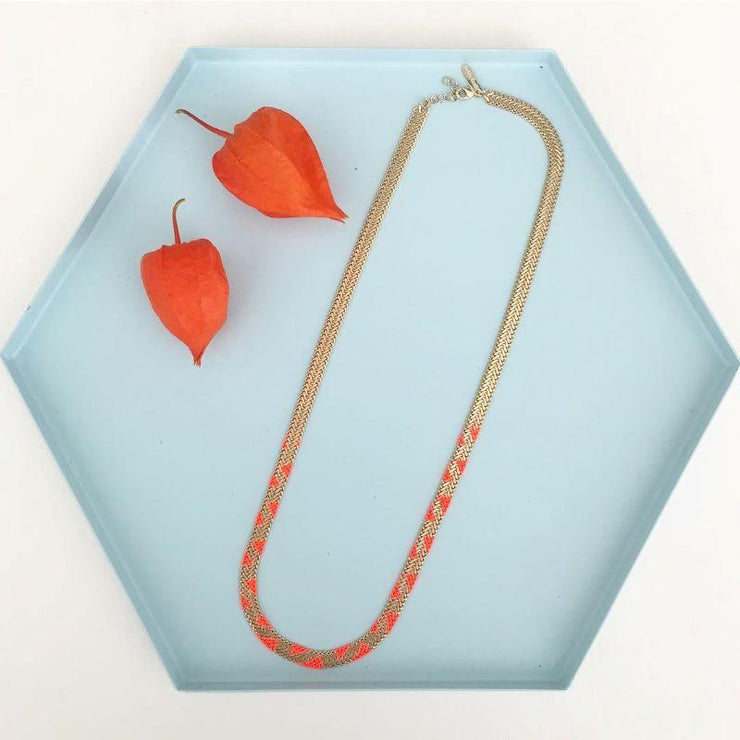 Mirage necklace - Tangerine