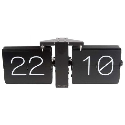 KARLSSON - No case flip clock - black - modern and design decoration