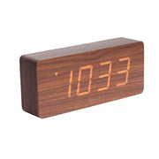 Tub alarm clock - Dark wood
