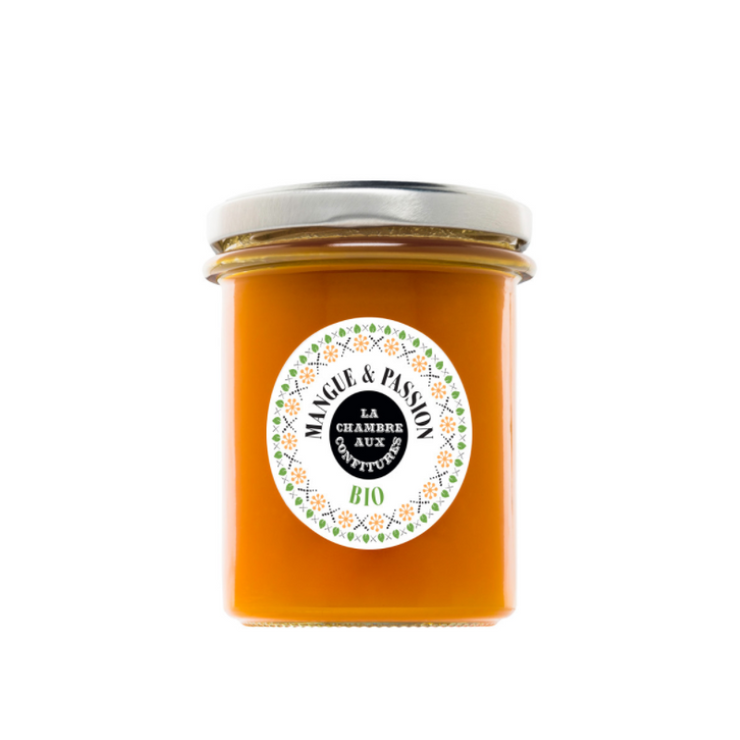 La Chambre aux confitures - Organic mango & passion fruit jam - made in France