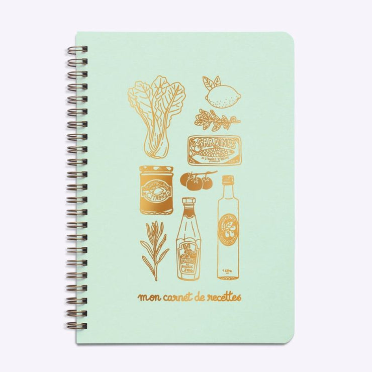 LES EDITIONS DU PAON - recipe notebook handmade in France - grocery design