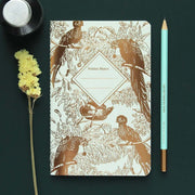 LES EDITIONS DU PAON - Small notebook handmade in France - paradis tropical 
