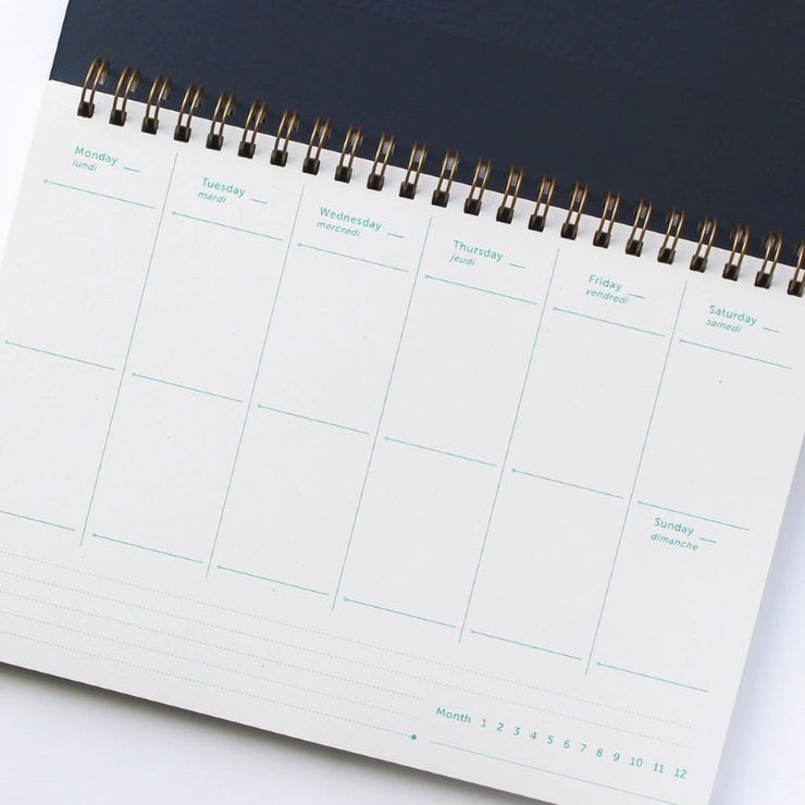 Weekly planner - fine fleur