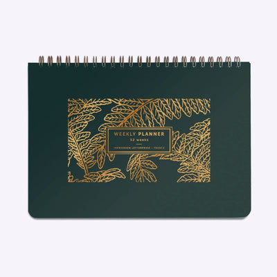 LES EDITIONS DU PAON - weekly planner made in france - fougere