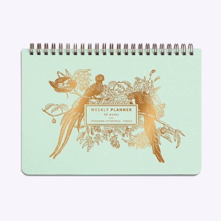 LES EDITIONS DU PAON - made in France weekly planner - paradis tropical
