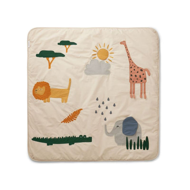 Liewood - Glenn activity blanket - safari sandy mix 