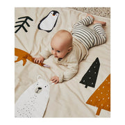 LIEWOOD - Glenn activity blanket - arctic mix - 100% organic cotton - original and cute