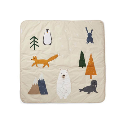 LIEWOOD - Glenn activity blanket - arctic mix - 100% organic cotton - original and cute