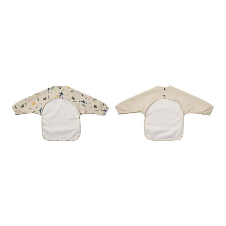 LIEWOOD - set of 2 cape bibs for kids - dino mix - practical and original