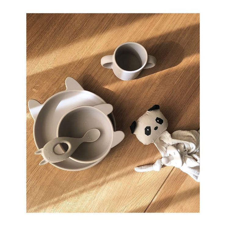 silicon tableware set - cat sandy