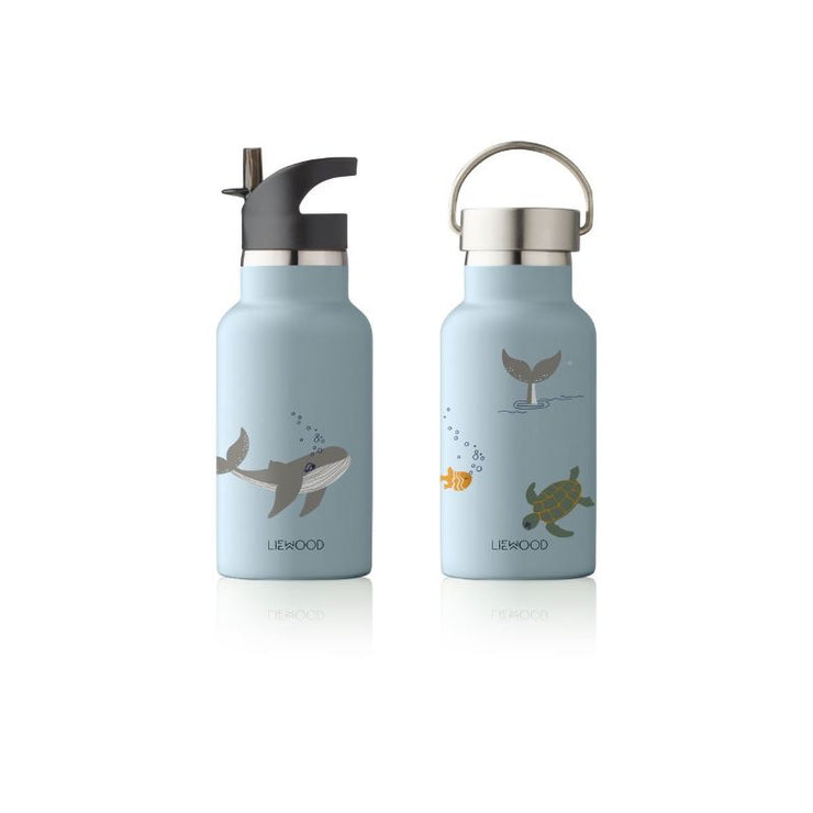 LIEWOOD - Water bottle for kids - sea creatures - original and resistant