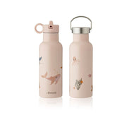 LIEWOOD - water bottle for kids - sea creatures pink - resistant and practical