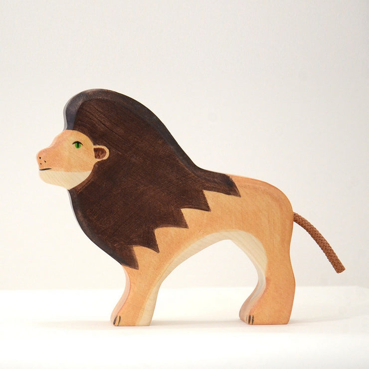 Handmade Wooden Lion