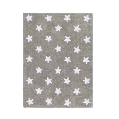 Grey rug - White stars