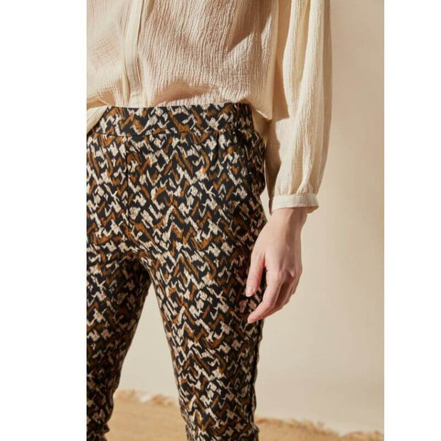 Louizon - Trousers straight cut - Iman Afrique - 100% organic cotton
