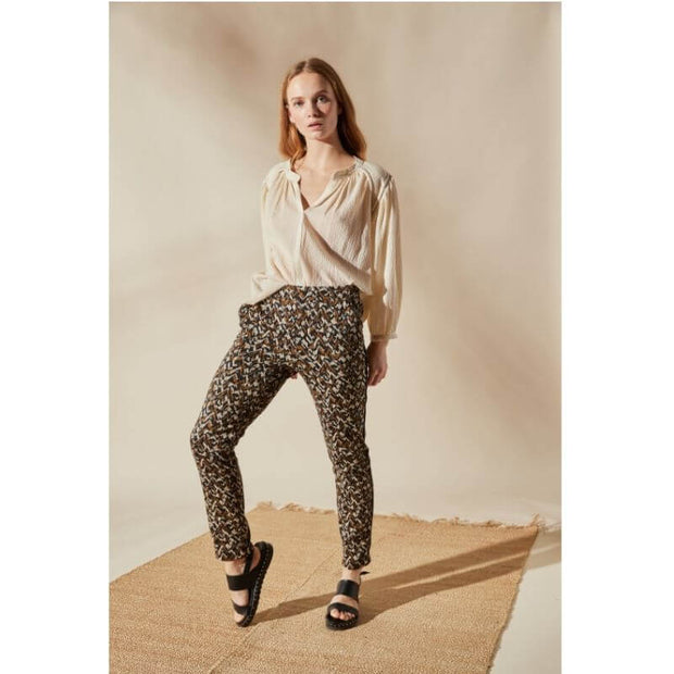 Louizon - Trousers straight cut - Iman Afrique - 100% organic cotton