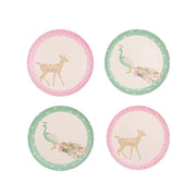 LOVE MAE - set of 4 bamboo plates for kids - peacock & doe - sustainable and resistant 