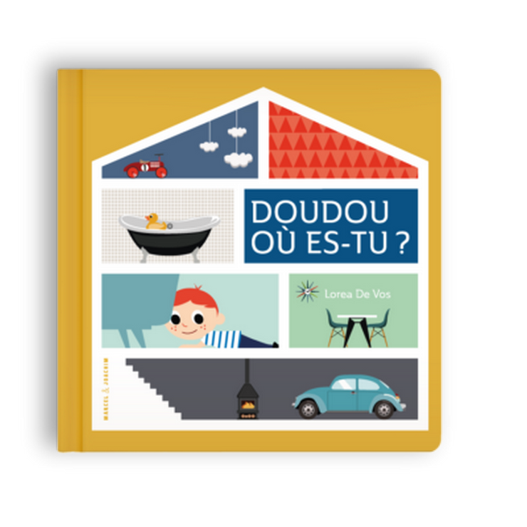 MARCEL & JOACHIM - Baby book in French - Doudou ou es-tu