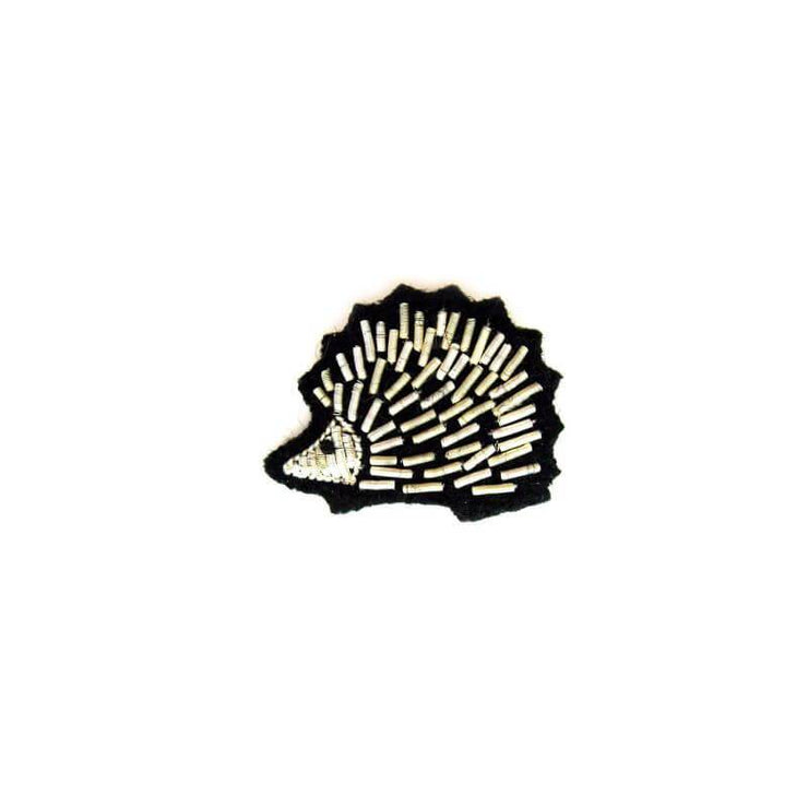 Embroidered brooch - Hedgehog