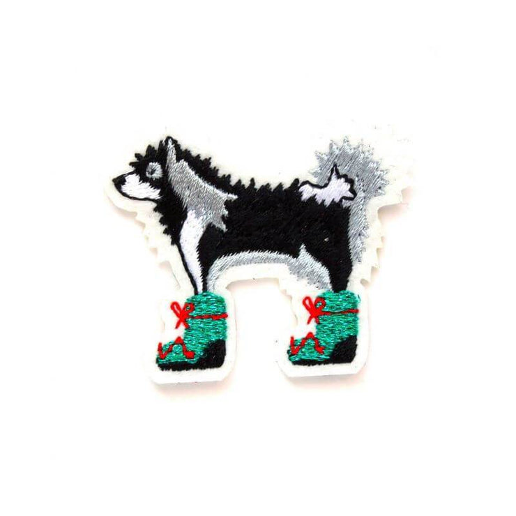 Embroidered patch -  Husky