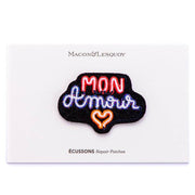 Embroidered patch - Mon amour neon