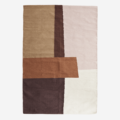 MADAM STOLTZ - handmade contemporary cotton rug - beautiful decoration element