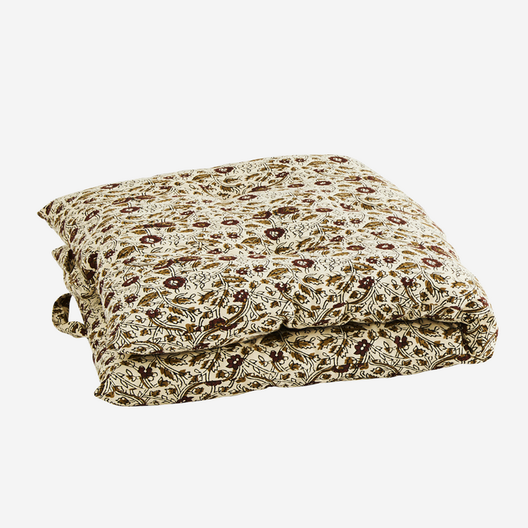 MADAM STOLTZ - printed mattress - cream - cozy and original decoration