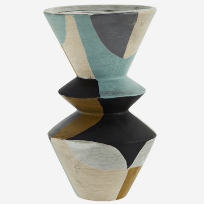 MADAM STOLTZ - Large terracotta vase - Abstract