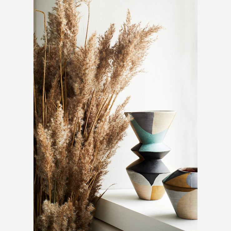 MADAM STOLTZ - Large terracotta vase - Abstract