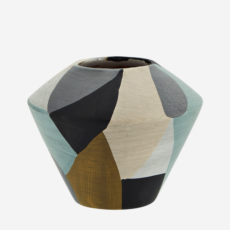 Small terracotta vase - Abstract
