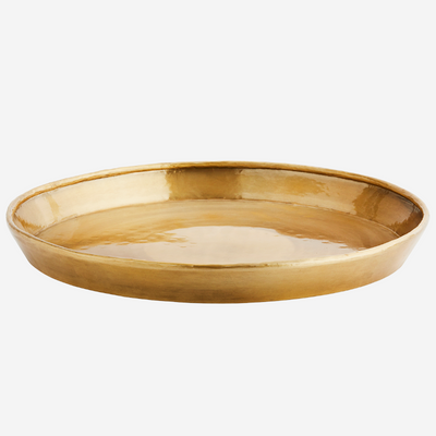 Round tray - Gold