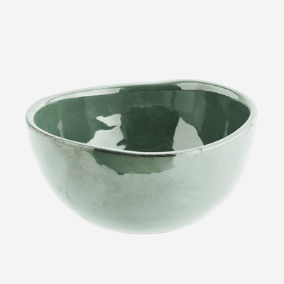 MADAM STOLTZ - Stoneware bowl - sea green 